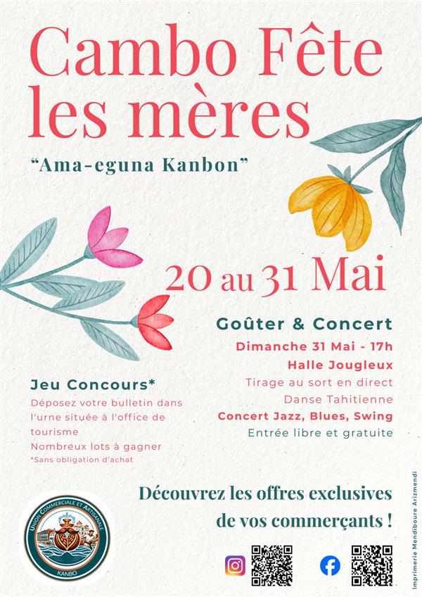 Cambo fête les mères Ama-eguna Kanbon - Jeu concours Cambo fête les mères Ama-eguna Kanbon - Jeu concours