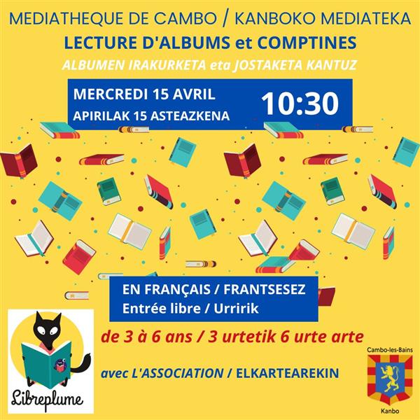 Lecture d'albums et comptines 